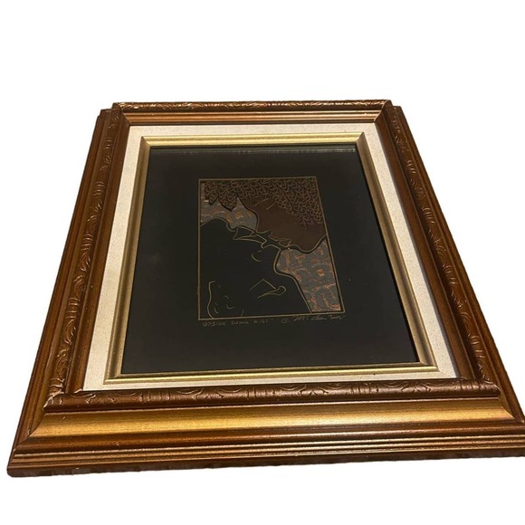 Original Rare Donovan McLean Oil Pastel Art Set-Oak Canadian Frames - Picture 5 of 11